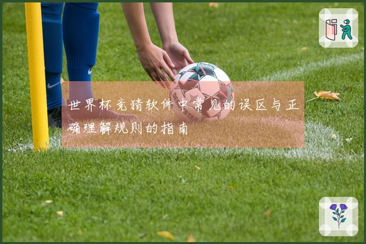 世界杯竞猜软件中常见的误区与正确理解规则的指南